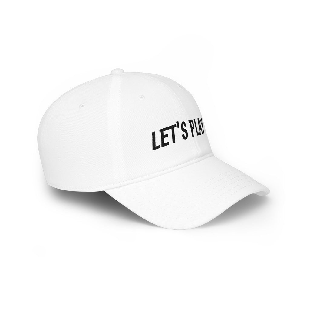 "Let's Play" Embroidered Pickleball Hat