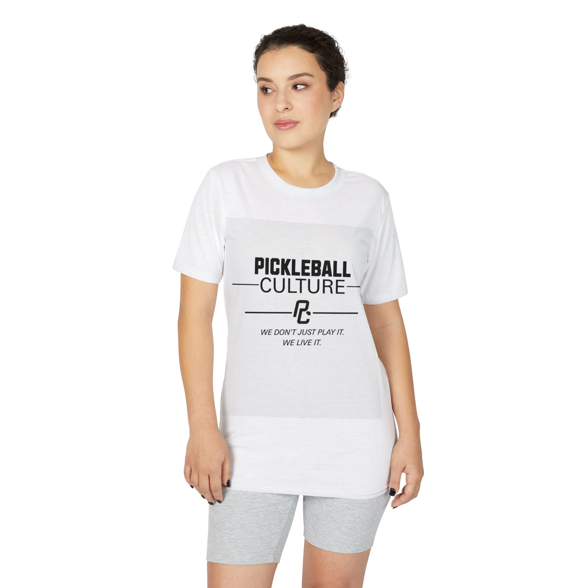 Women's Athletic Tee "We Live It"