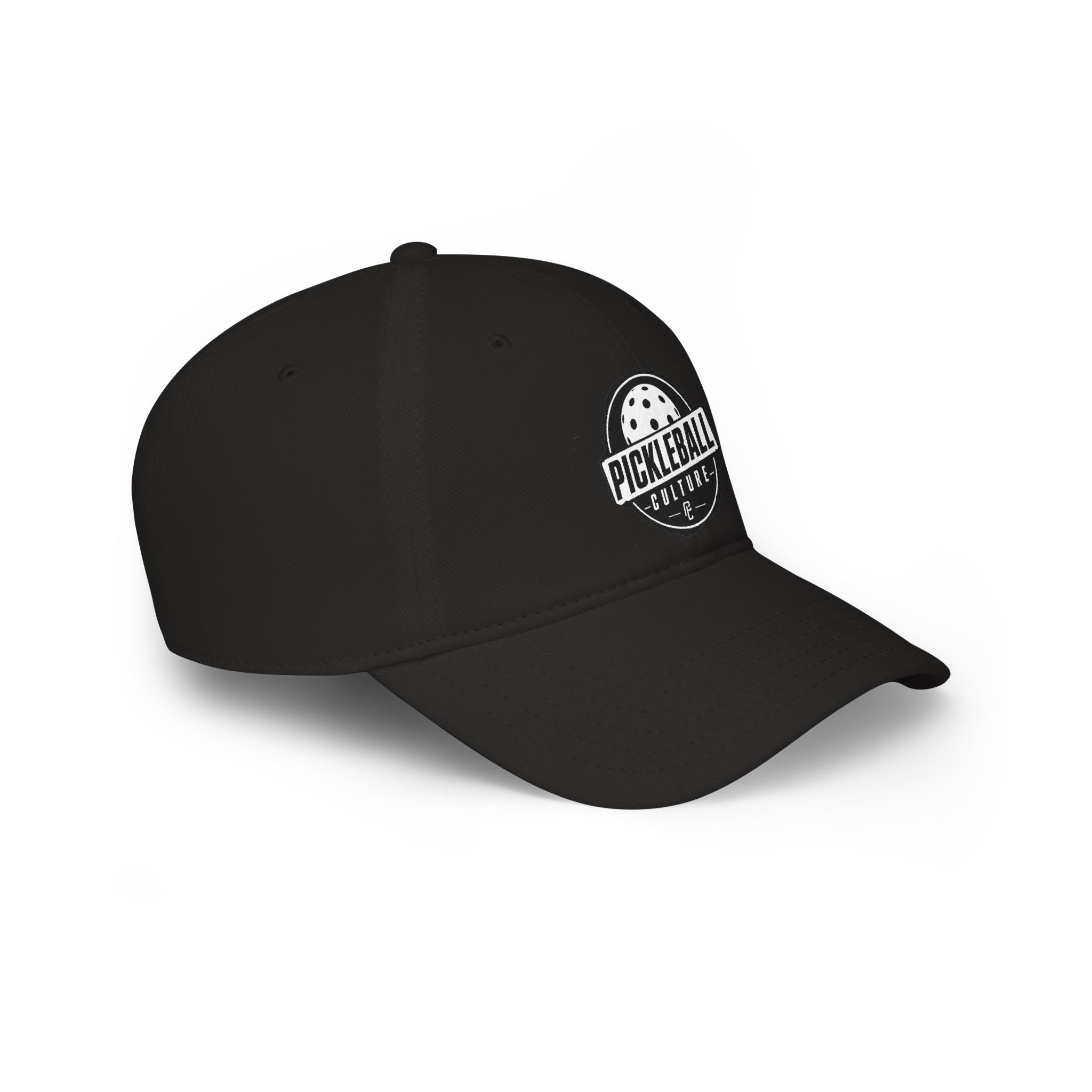 Pickleball Culture Low Profile Baseball Cap — Pickleball Logo Hat