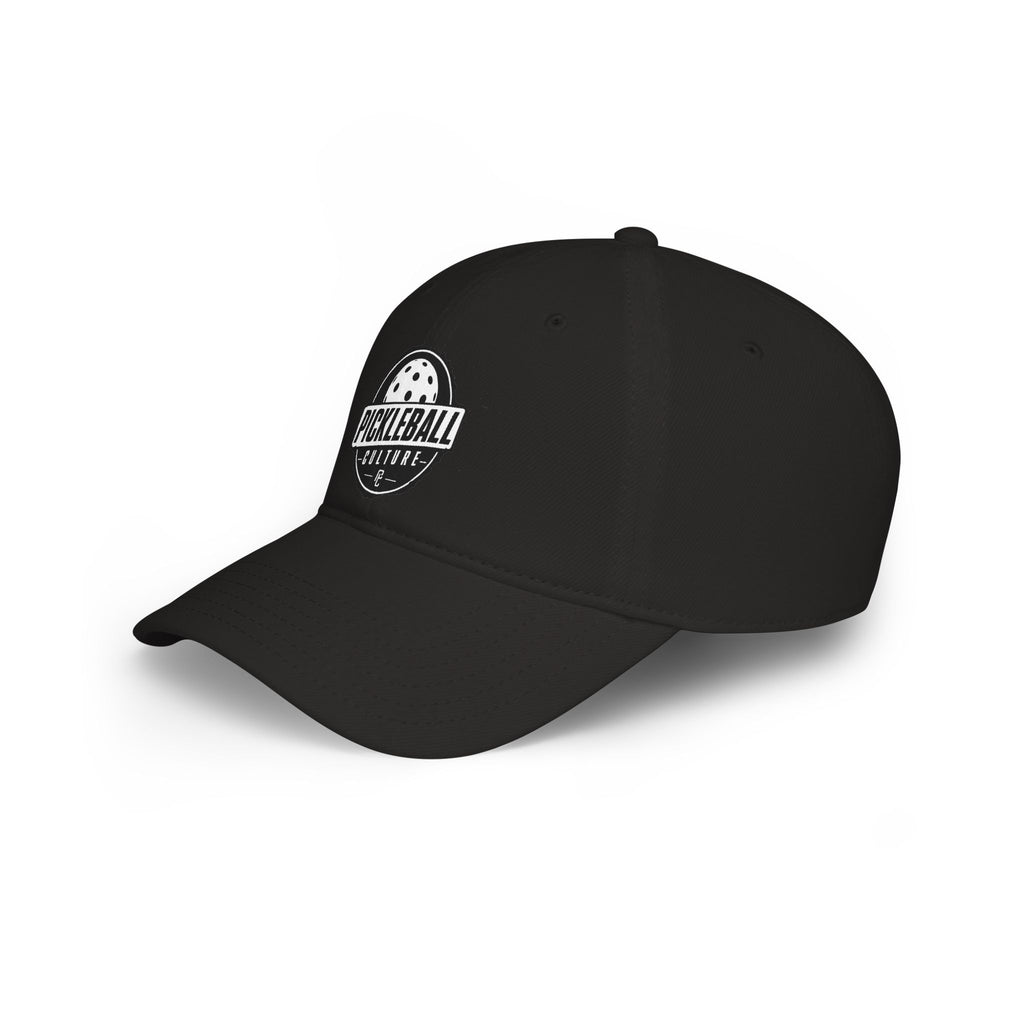 Pickleball Culture Low Profile Baseball Cap — Pickleball Logo Hat