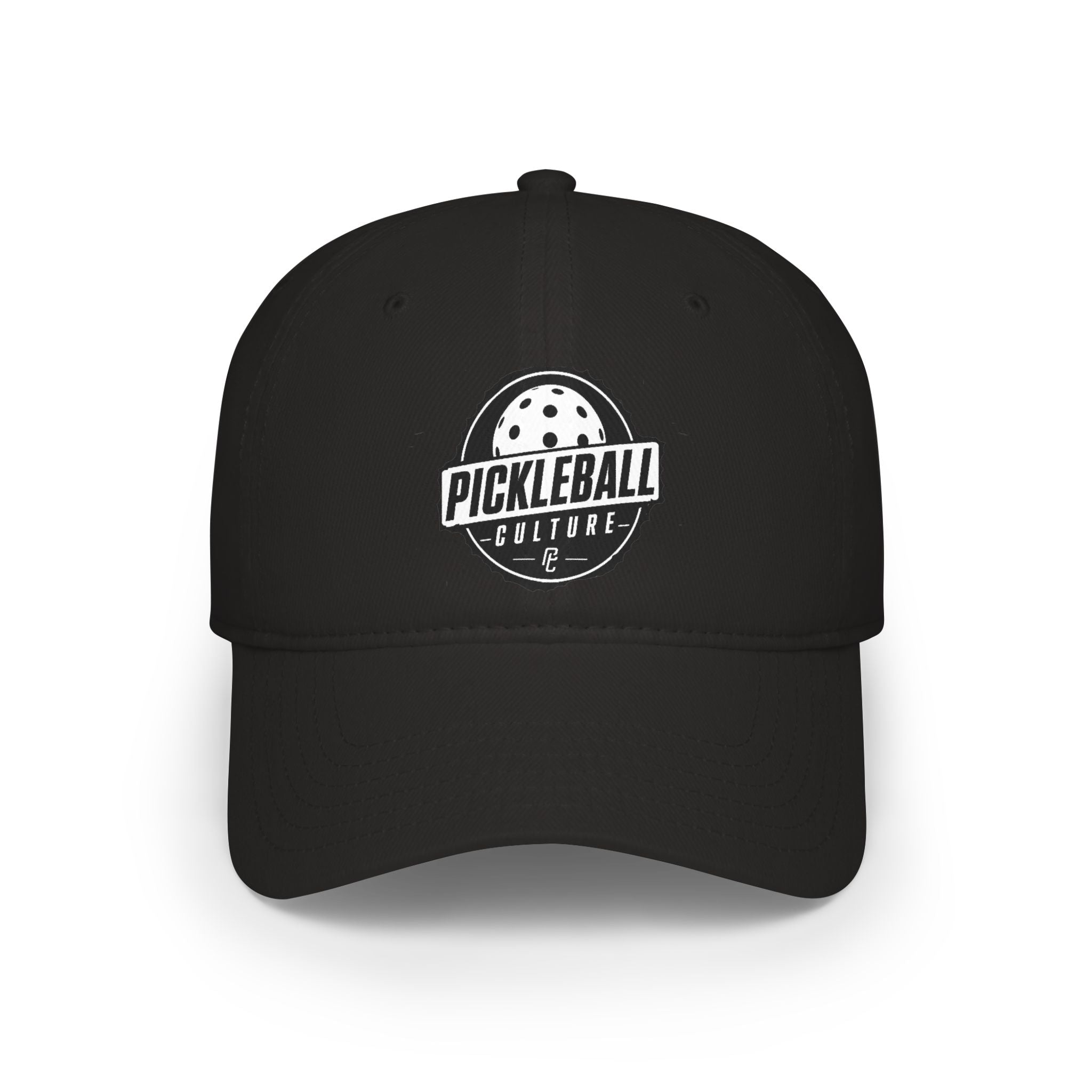 Pickleball Culture Low Profile Baseball Cap — Pickleball Logo Hat