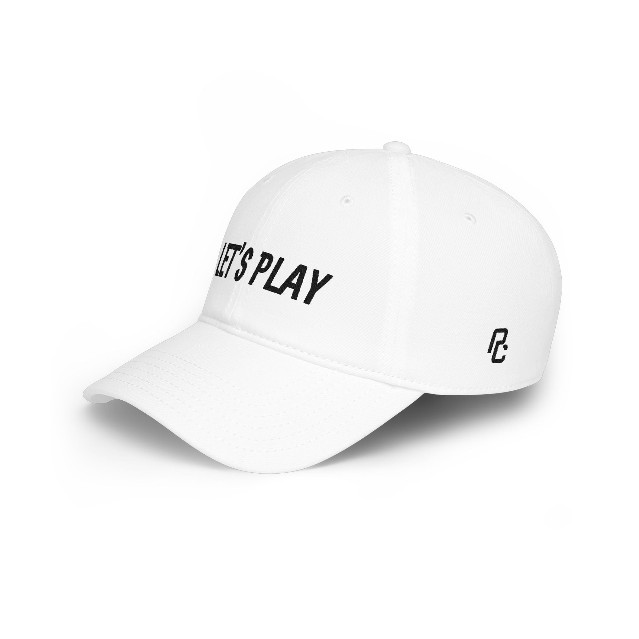 "Let's Play" Embroidered Pickleball Hat