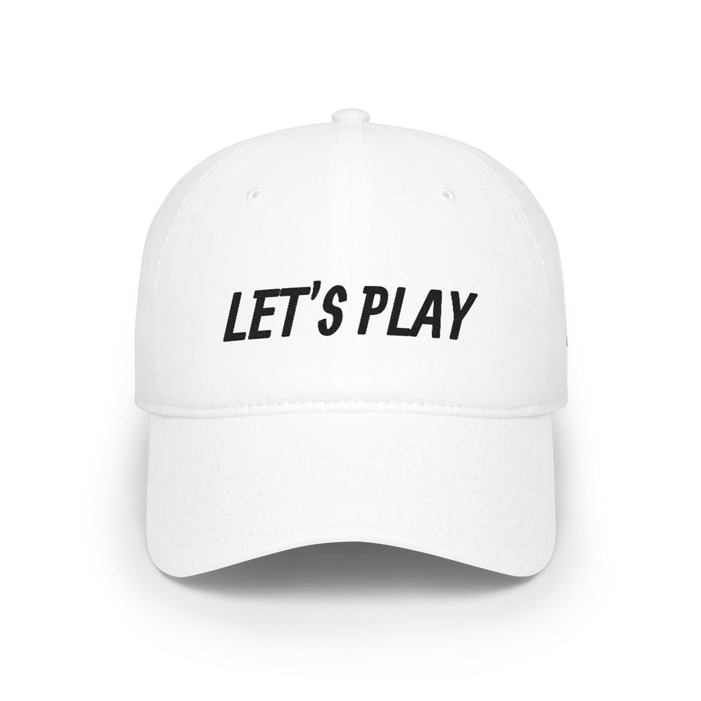 "Let's Play" Embroidered Pickleball Hat
