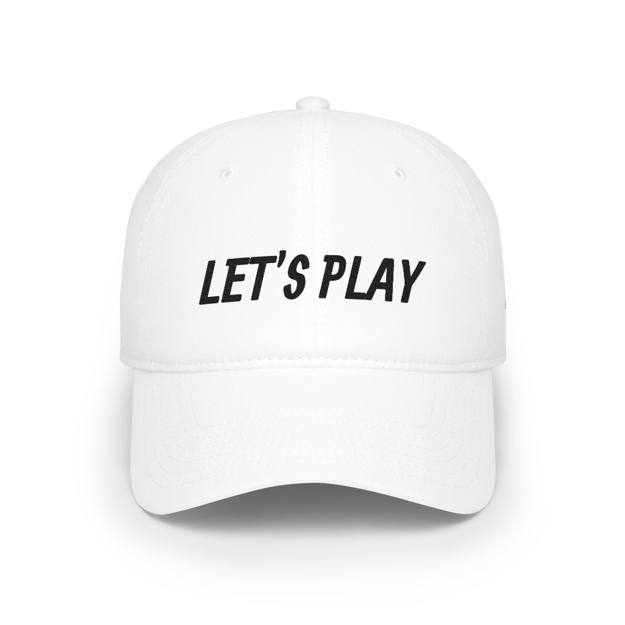 "Let's Play" Embroidered Pickleball Hat